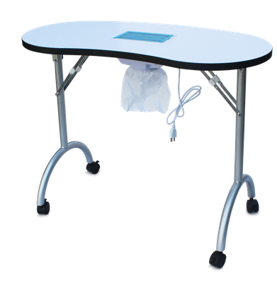 Современная дешевая мебель для спа-салона красоты Портативный складной стол для маникюра с вентилятором