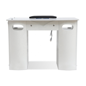 Kangmei современная дешевая мебель для спа-салона красоты белый гранитный камень верхняя подвижная станция для ногтей маникюрный стол с вытяжным вентилятором