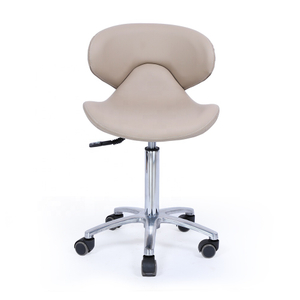 Kangmei Мебель для салона красоты Регулируемый гидравлический вращающийся маленький стул для педикюра со спинкой